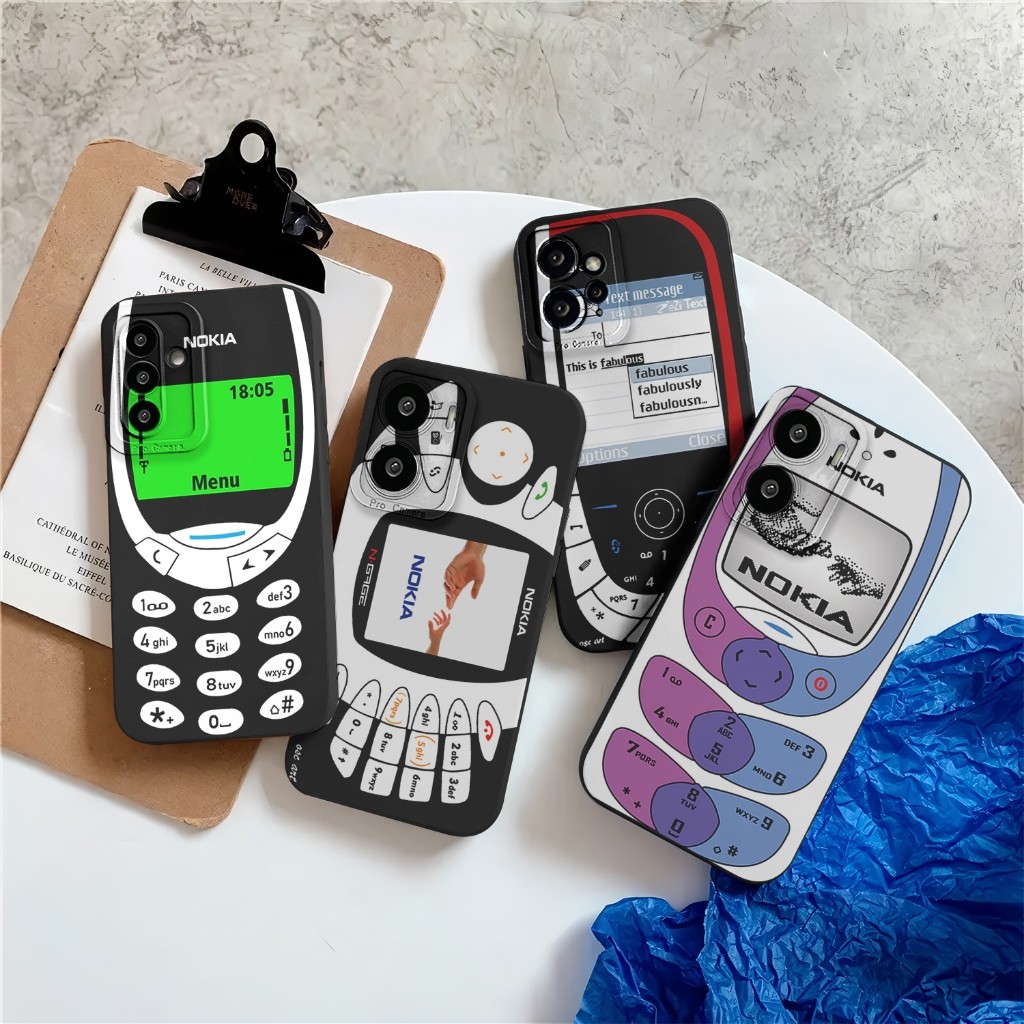 Casing TPU Case REALME C53 C55 10 C35 C33 C31 C30 Narzo 50A Prime 30A 20 Softcase Motif HP Jadul