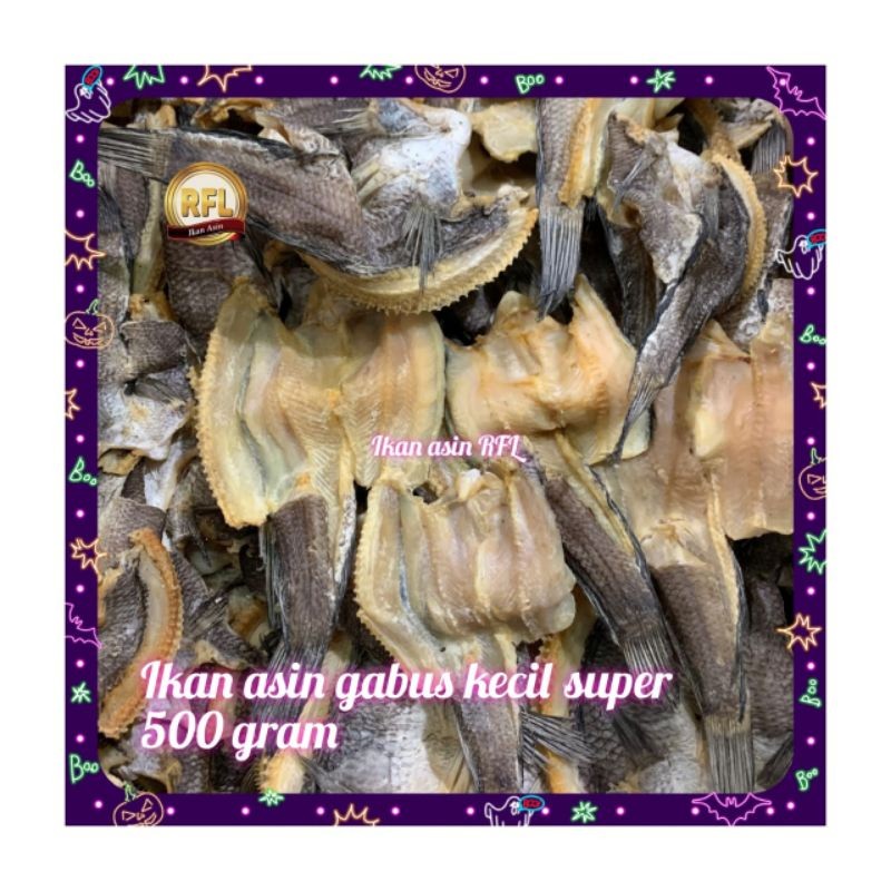 

ikan asin gabus kecil super 500 gram