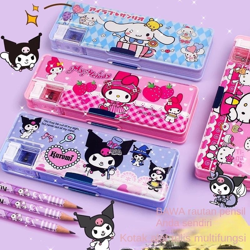 

TERMURAH 【Puluz】Sanrio Kuromi kotak alat tulis multifungsi siswa sekolah dasar kotak pena tempat pensil tempat pensil berkapasitas besar anak perempuan anak laki-laki kartun astronot BISA COD