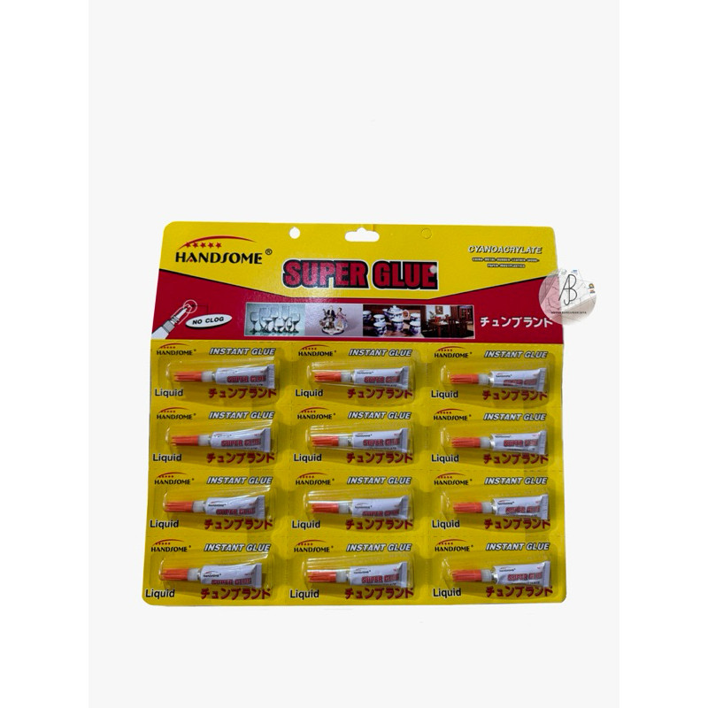 

HANDSOME Lem Power Glue 3gram / Lem Super Glue 3gram / Lem Renceng / Lem Instan Glue / Lem Rencengan