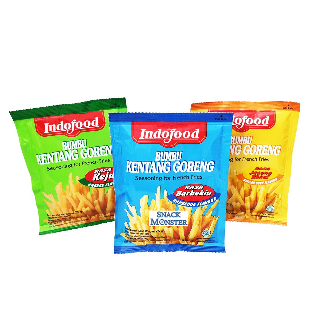 

Indofood Bumbu Tabur Kentang Goreng - Netto 25 Gr