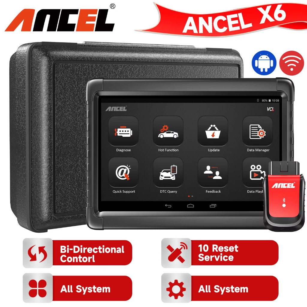 ANCEL X6 OE-Level Obd2 Bluetooth Obd2 Scanner Car Scanner Car Diagnosis Odb2 Car Diagnostic Tool OBD
