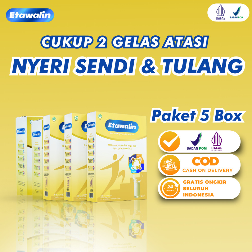 

Etawalin - Susu Kambing Etawa Mengatasi Asam Urat dan Tulang ORI 5 Box
