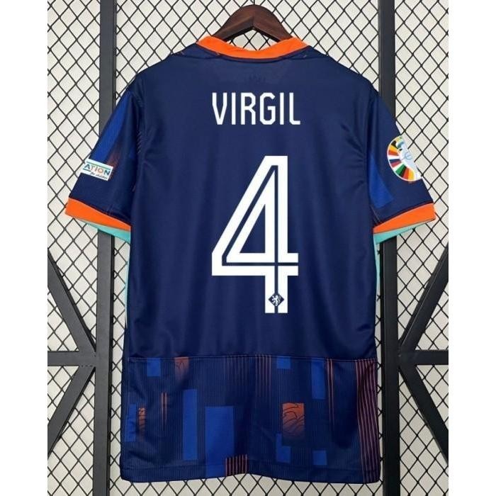 JERSEY BAJU BOLA BELANDA AWAY EURO 2024/2025 + NAMESET