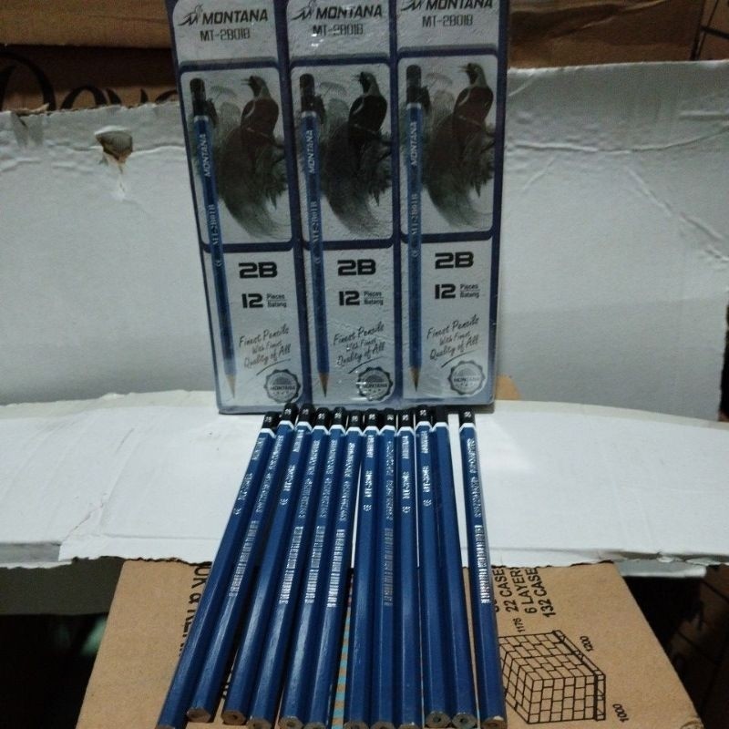 

Pensil 2B original isi 12 pcs