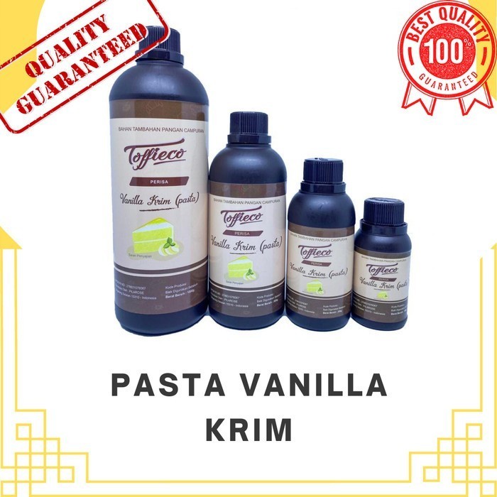 

Perisa dan Pasta Vanilla krim Toffieco 500 Gram