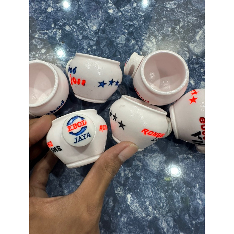 CEPUK PAKAN/MINUM BURUNG CANGKIR EBOD JAYA KERAMIK CANGKIR KERAMIK EBOD JAYA 1 SETT ISI 2 AKN