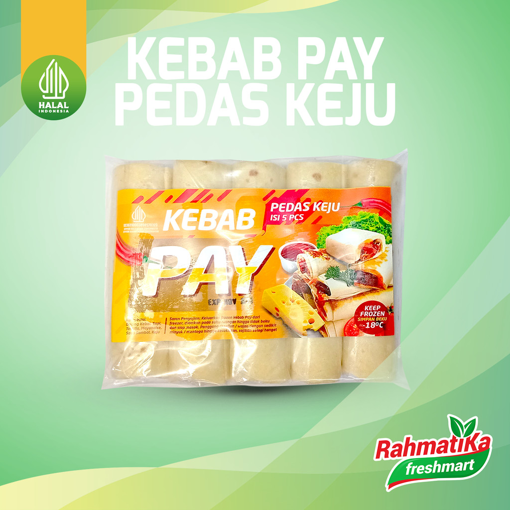 

Kebab Pay / Kebab Mini Pedas Keju Isi 5 Pcs