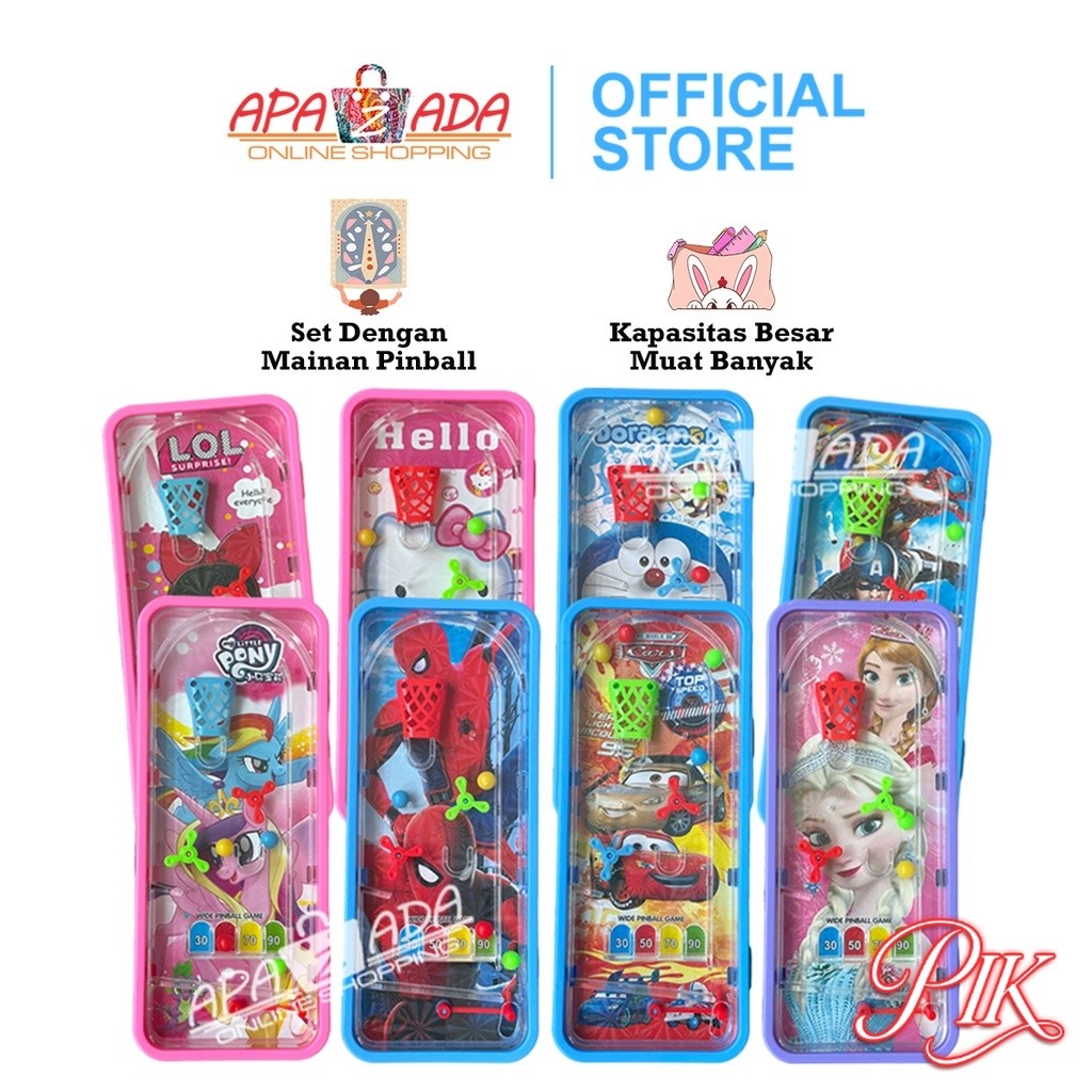 

Apazada Tempat Pensil Password Set Mainan Pinball / Tepak Kotak Pensil Anak Karakter / Pencil Case Fancy CC-7002