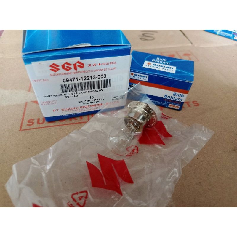 BOHLAM LAMPU DEPAN 12V/32W SHOGUN SMASH SATRIA FU 150 SATRIA 2TAK UNIVERSAL SEMUA MOTOR ORIGINAL SGP