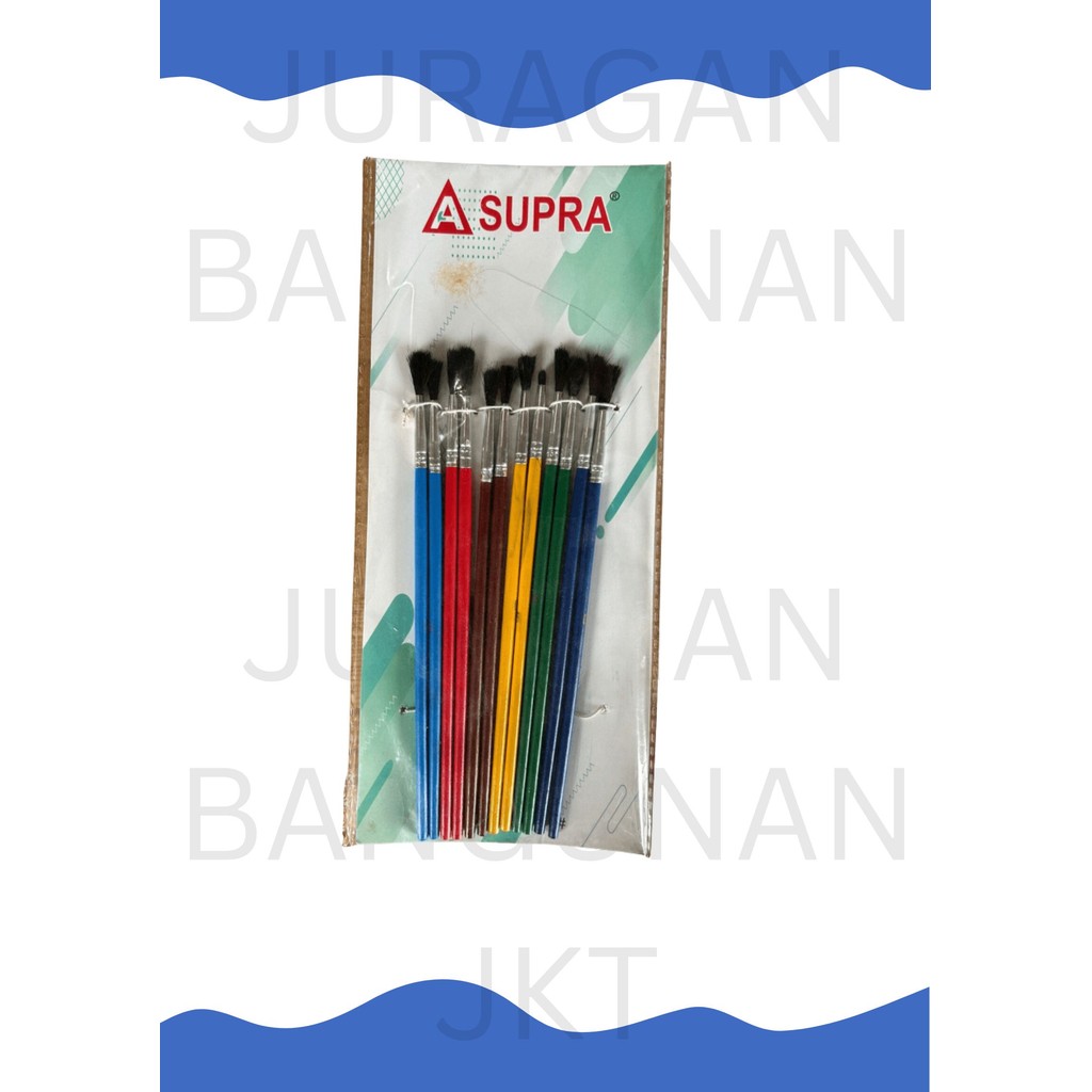 

KUAS LUKIS WARNA 6 INCH / KUAS CAT WARNA / KUAS CAT AIR