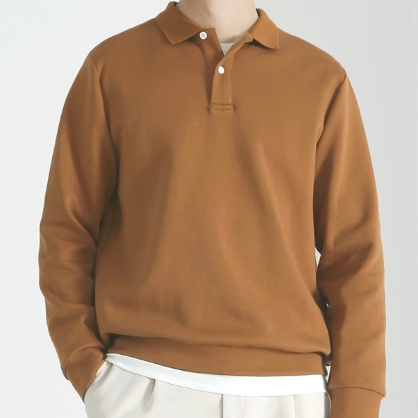 MHCOPIANS POLO SWEATER (BROWN) | POLO SWEATER PRIA