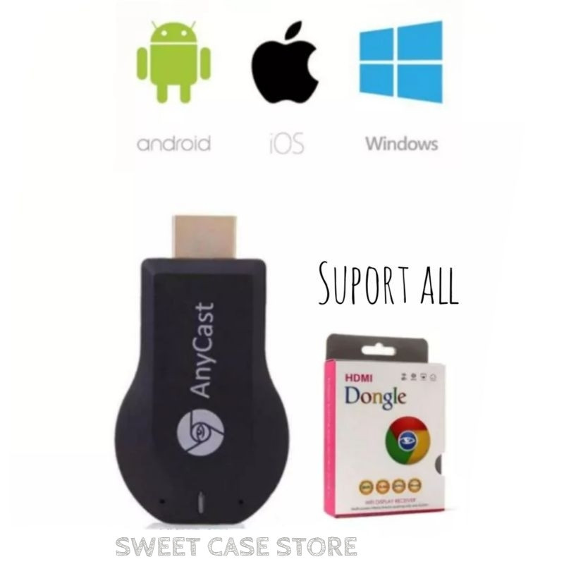 SWEET CASE ANYCAST DONGLE WIFI DISPLAY RECEIVER TV / DONGLE WIFI / ANYCAST DONGLE MIRACAST ( ALAT UN
