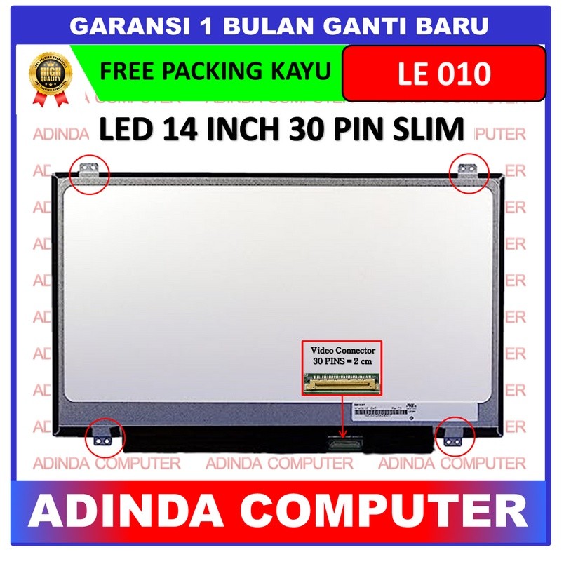LCD LED HP 240-G2 240-G5 240-G4 240-G6 14.0 Inch 30 SlimCO