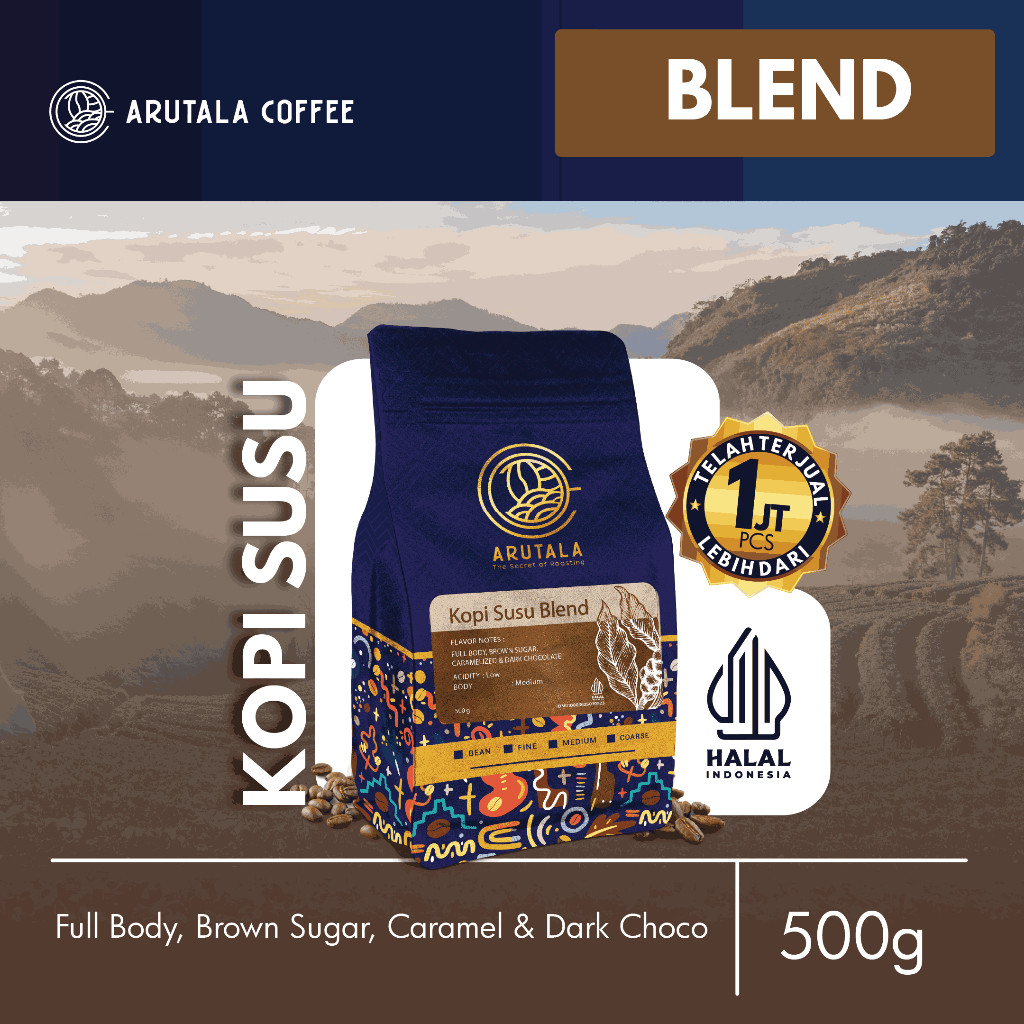 

NEW ARUTALA Blend Coffee for kekinian kopi susu 500 Gram PREMIUM