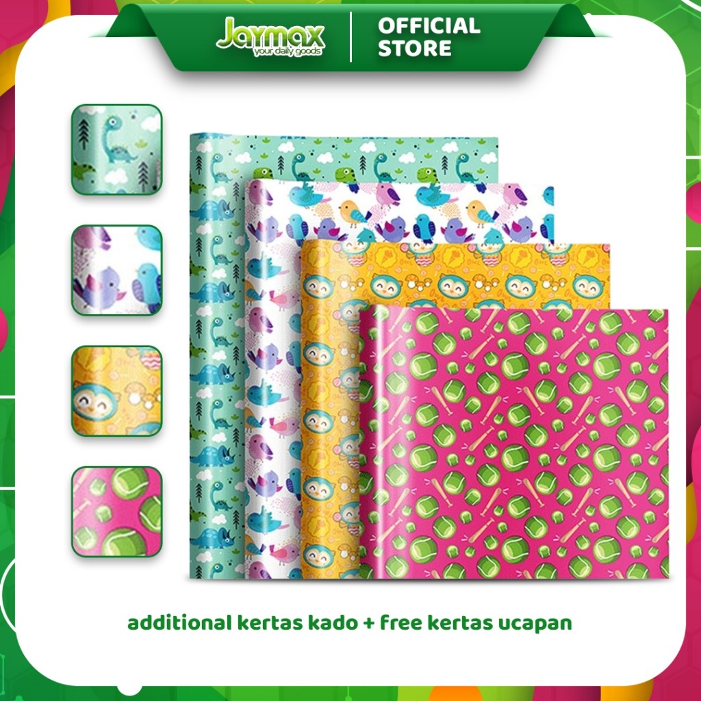 

Additional Kertas kado Dan Kartu Ucapan Premium Glossy A5 Kertas Tebal
