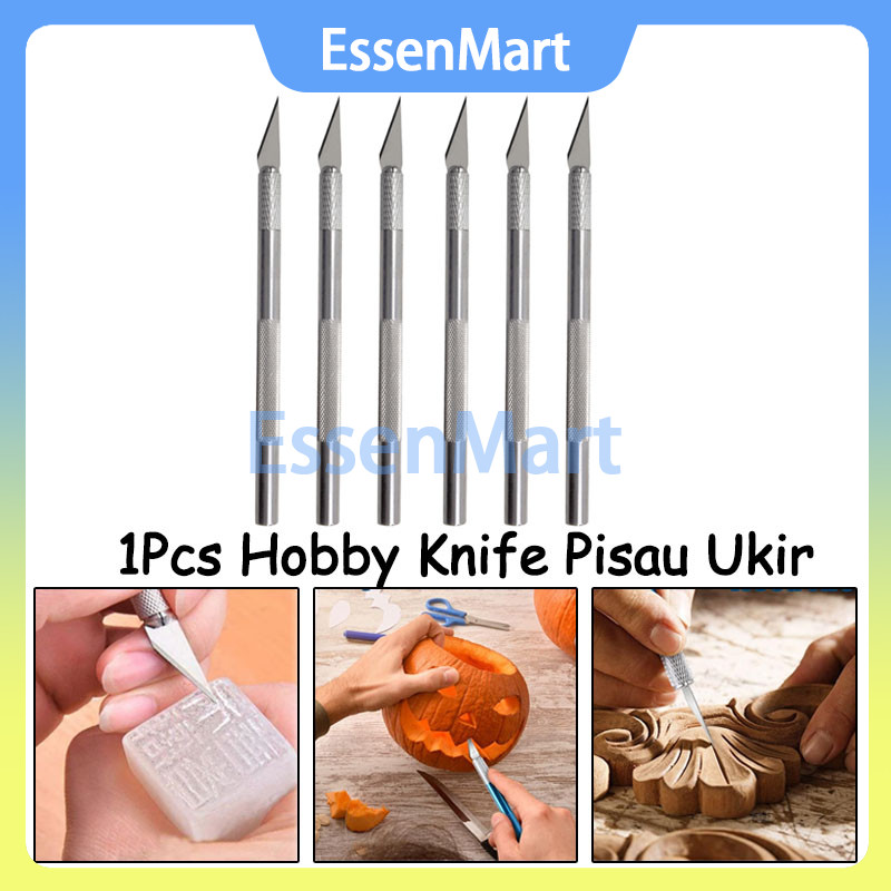 

1Pcs Hobby Knife Pisau Ukir / Hobby Knife Art Pen Knife/Pisau Gundam Pen Type Cutter / Mat Cutting
