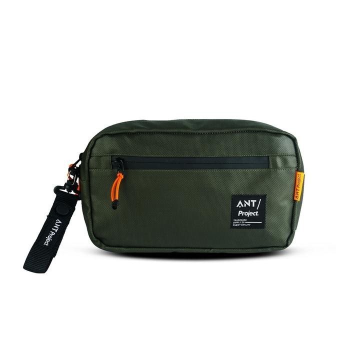 ANT PROJECT - Tas Handlebar Bag TROY 3in Bisa Selempang - Hijau