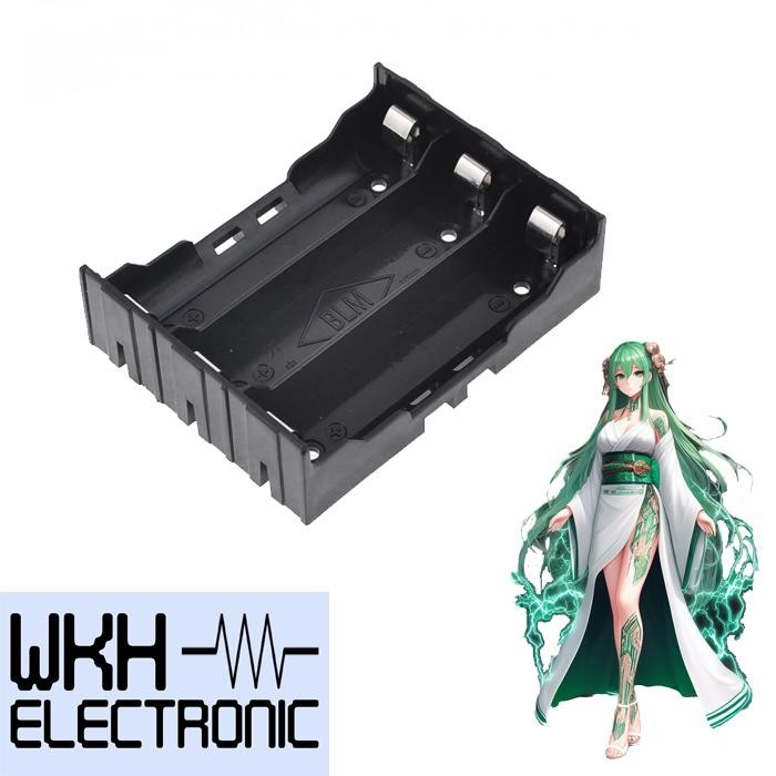 ARC99 Holder 3x 18650 DIP Battery Dudukan Baterai Seri Paralel Lithium Ion