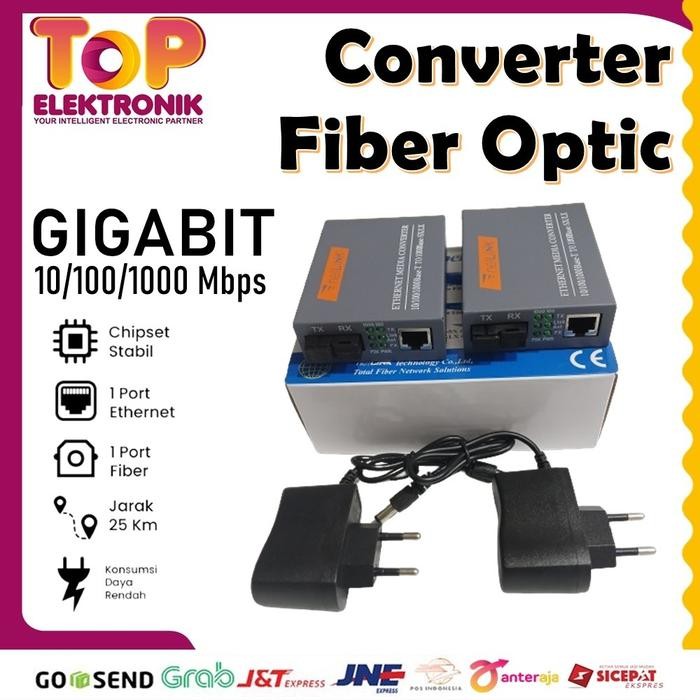 Converter Fiber Optik Gigabit TPELEKTRONIKNew Stock