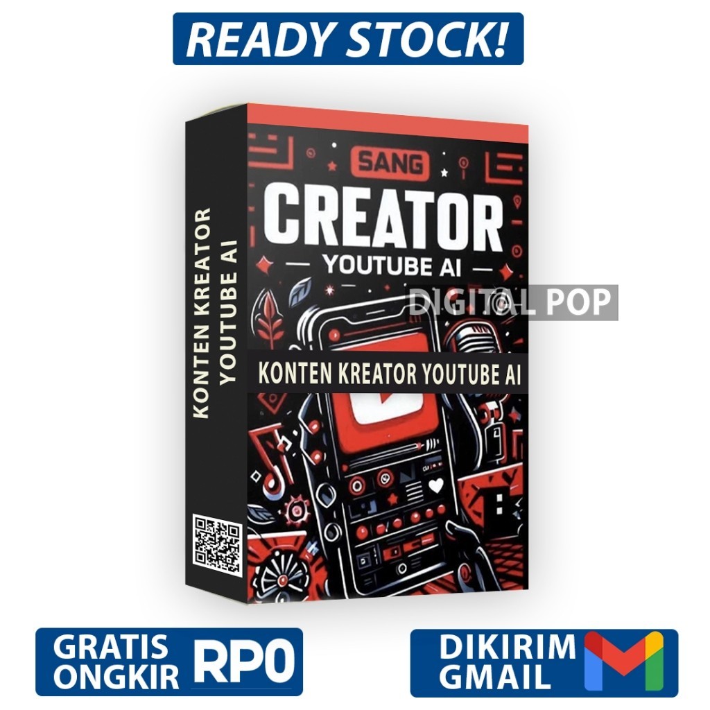 KONTEN KREATOR YOUTUBE AI - Melejit dengan Artificial Intelligence Bangun Konten Channel Youtube