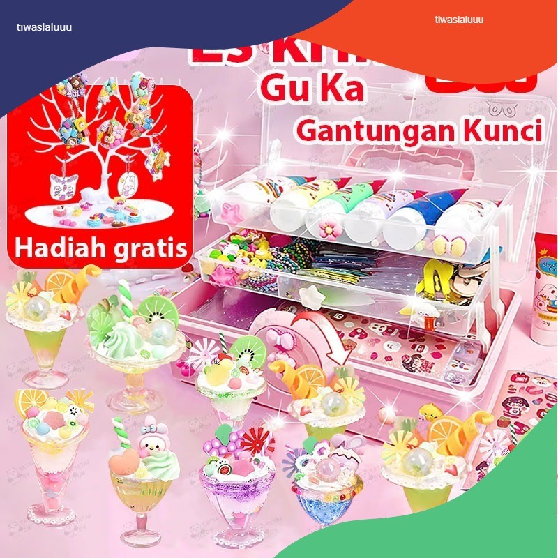 Guka Set DIY ES krim DIY diy Guka DIY Keychain Guka Set Stiker Murah Guka Stiker Set Guka Set DIY Ke