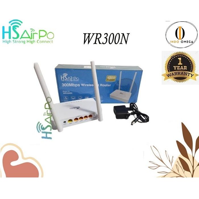 HSAIRPO WR300N HS Airpo 300Mbps WIRELESS N ROUTERNew