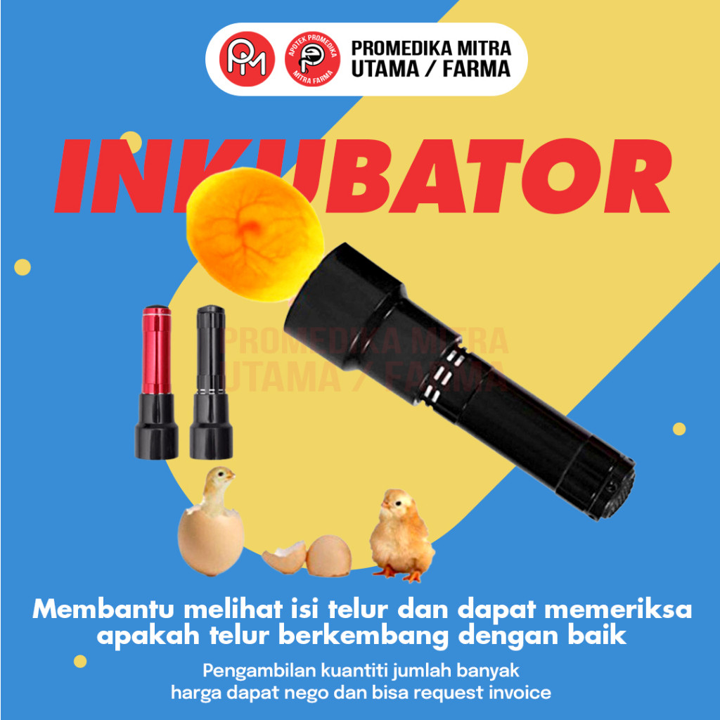 Lampu Senter Teropong Telur Inkubator utk Telor Ayam Burung Kacer