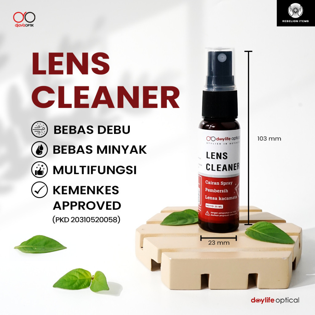 DJAVA OPTIK - Cleaner Spray - Pembersih Lensa Kacamata Multi Fungsi