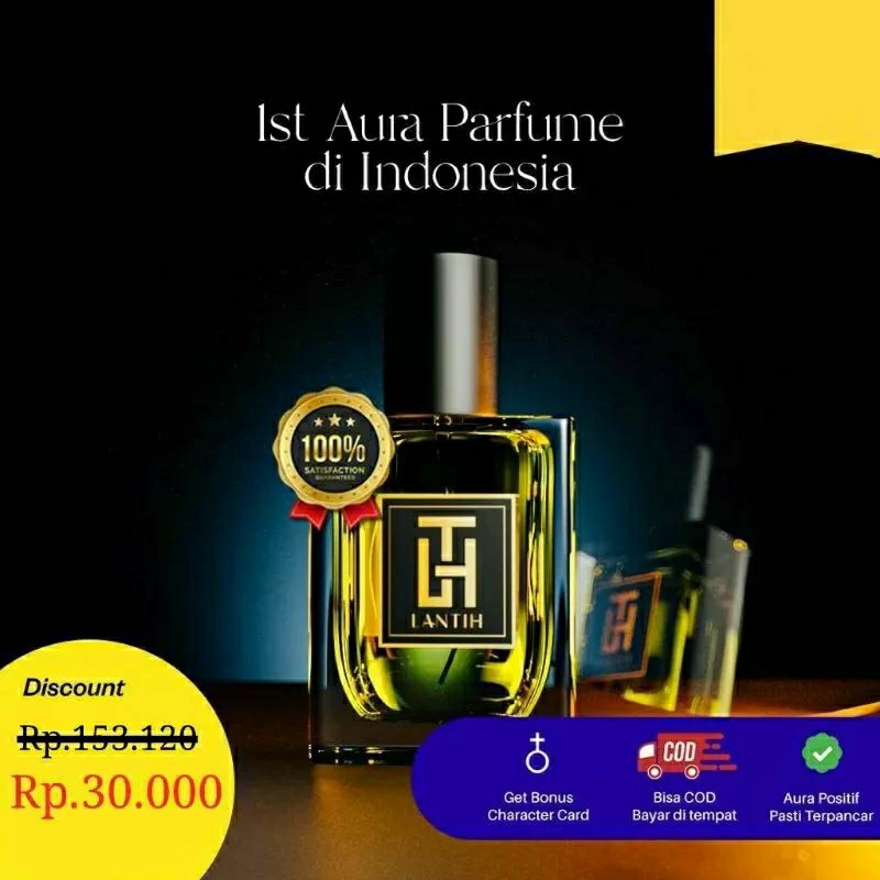 (Bisa COD) Parfum Aura Lantih - Parfum Viral By Anak Dukun Untuk Pria dan Wanita