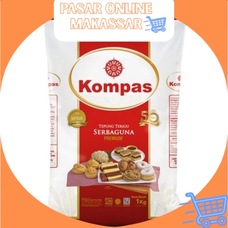 

Tepung Terigu Kompas 1 kg