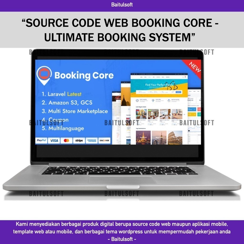 SOURCE CODE APLIKASI WEB BOOKING CORE - ULTIMATE BOOKING SYSTEM D42 BLASTCODE