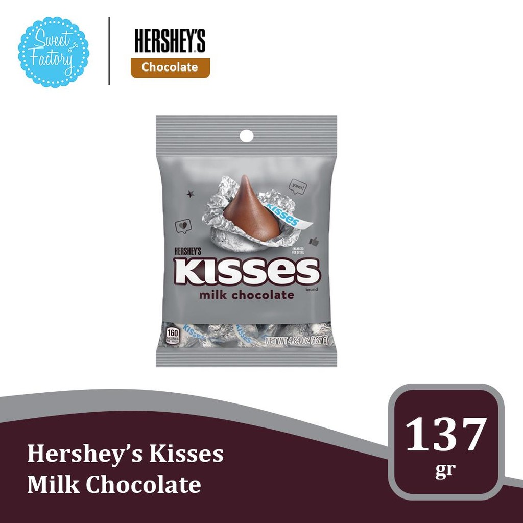 

Hershey's Kisses Milk Chocolate - 137 gr / 4.84 oz