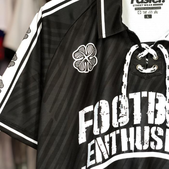 JERSEY VINTAGE TALI FOOTBALL ENTUSIAST HITAM//JERSEY CLASSIC//JERSEY FANTASY//JERSEY FOOTBALL Sport 