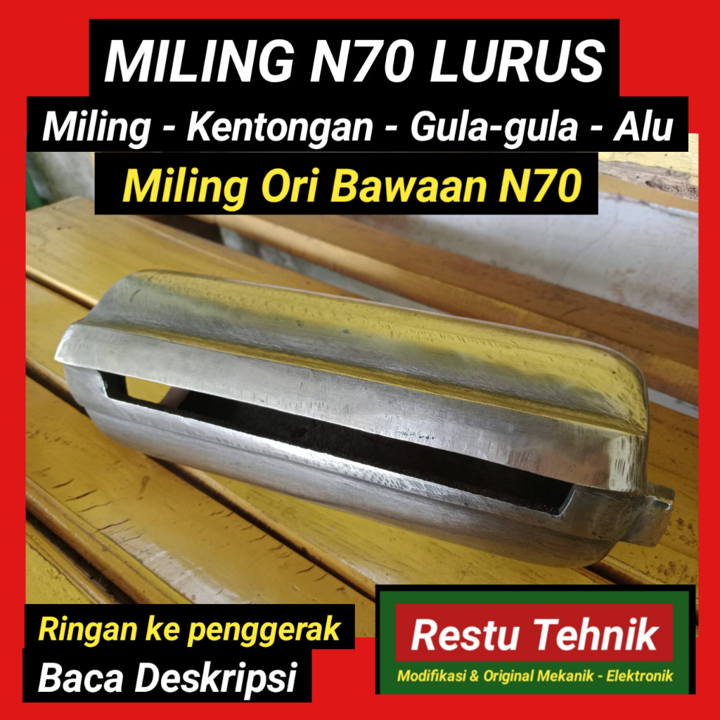 miling n70 lurus,  kentongan, gula-gula, Alu - polesher n70 – model lurus Ori bawaannyaCO