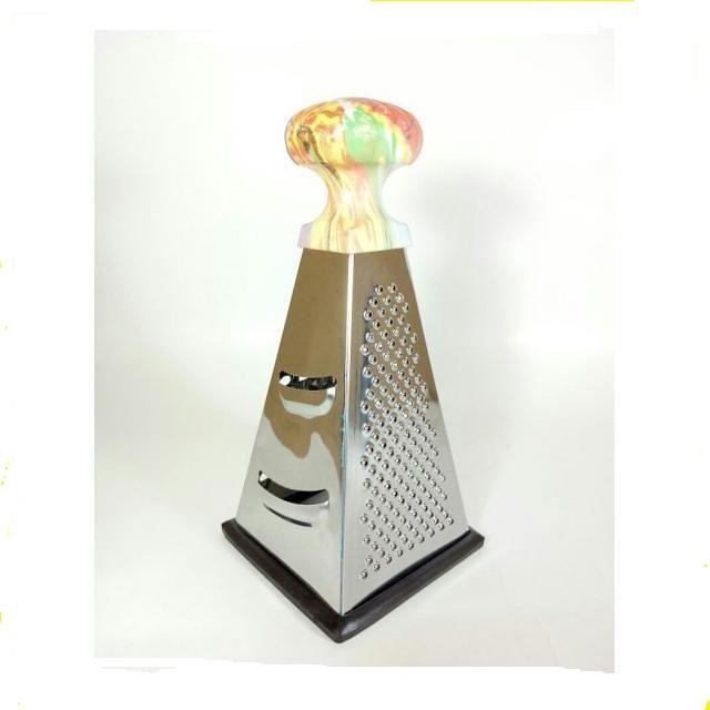 Parutan Keju Menara Segitiga Parut Stainless Peeler Kentang Wortel