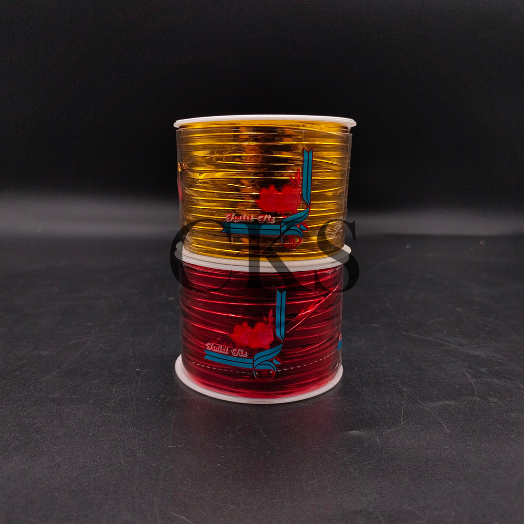 

Kawat Souvenir / Pita Kawat / Twist Tie Metalic (Harga Per Roll)