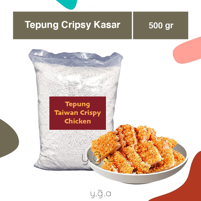 

Tepung Kasar Shihlin Crispy Chicken 500gr / Tepung Tapioks Krispi Taiwan Halal