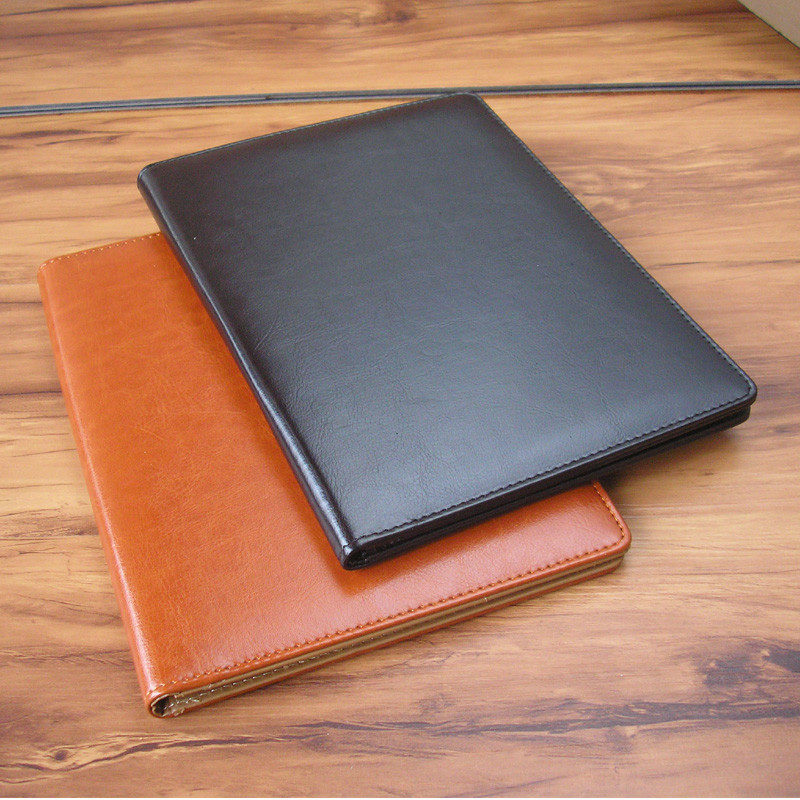 

Promotion Now A5 Faux Leather Travel Journal Document Bag Business File Folder Portfolio Brief Case Notebook With Clip Board