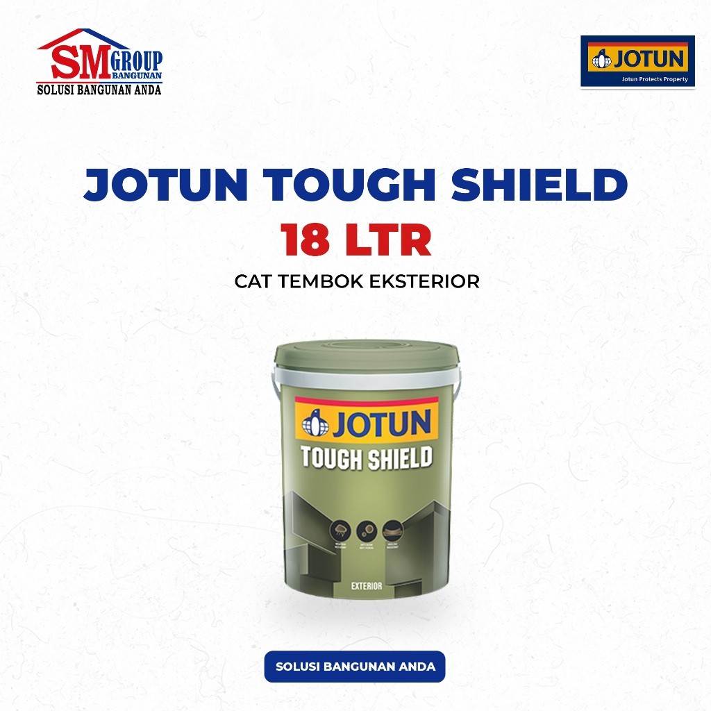 Cat Tembok Exterior JOTUN Tough Shield 18 LTR (25 KG) | Cat Tembok Luar Eksterior Berkualitas