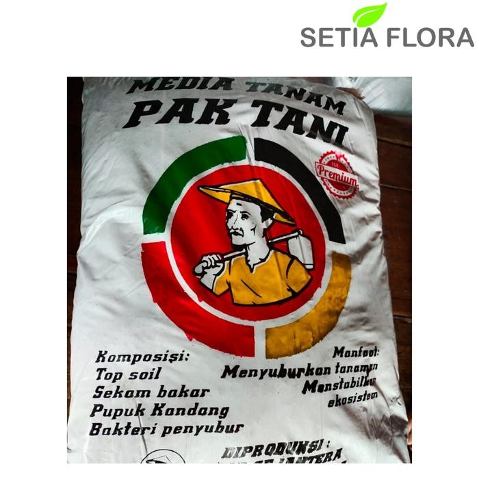 PUPUK MEDIA TANAM ORGANIK PAK TANI SIAP PAKAI - Merah Pak Tani