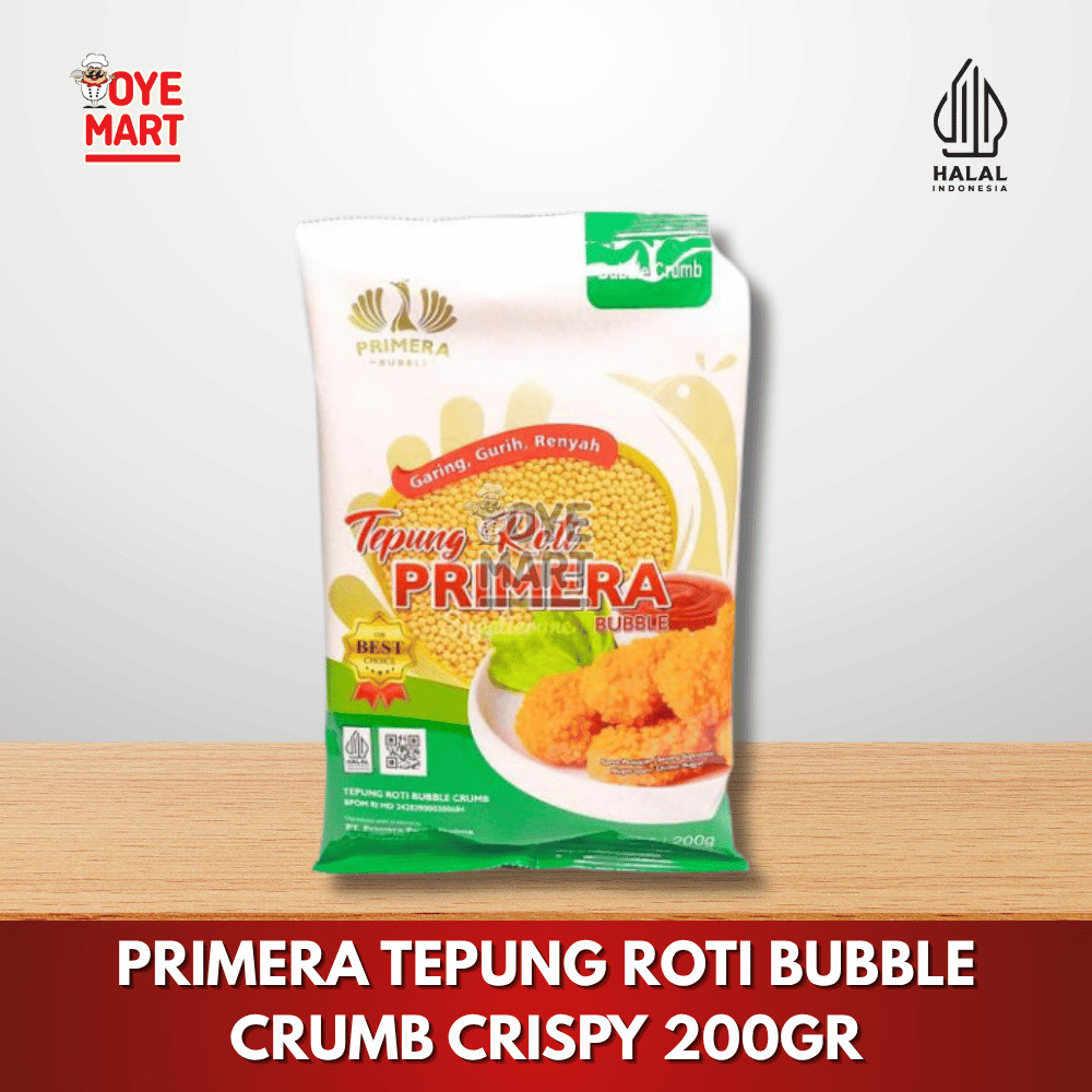 

PRIMERA TEPUNG BUBBLE CRUMBS 200GR