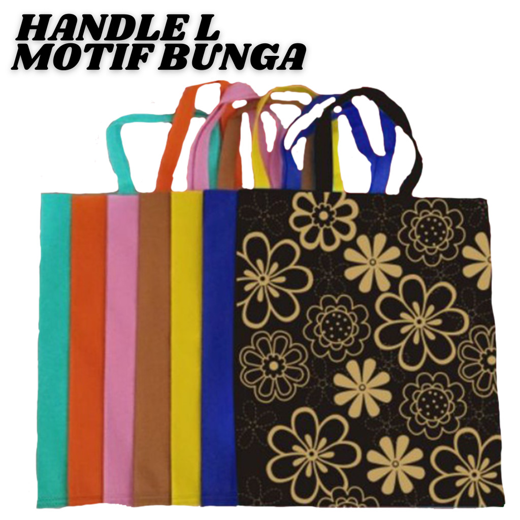 

Tas Spunbonf Floral Motif / Tas Souvenir / Hajatan / Goodie Bag Batik