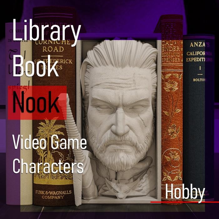 

Book Nook 3D VIDEO Game Karakter Pembatas Buku Bookend Bookshelf Gift Kado End Shelf DIY Insert Arthas Warcraft Witcher Lilith Diablo Character