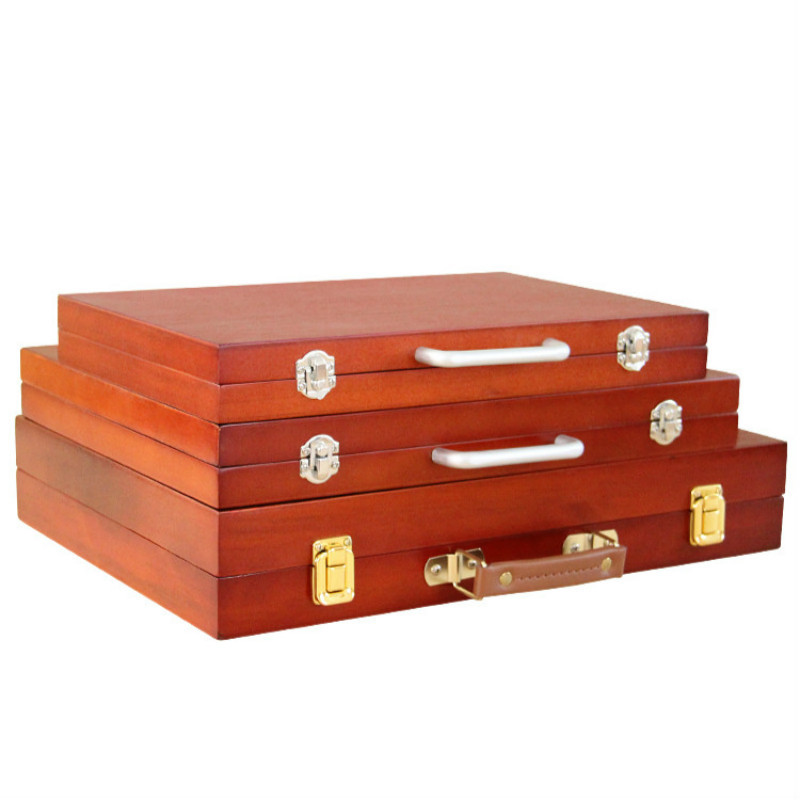 

Multifunction Artist Painting Tools Storage Box Fine Artist Tabletop Wooden Easel Box Portable Painting Box Painting Supplies