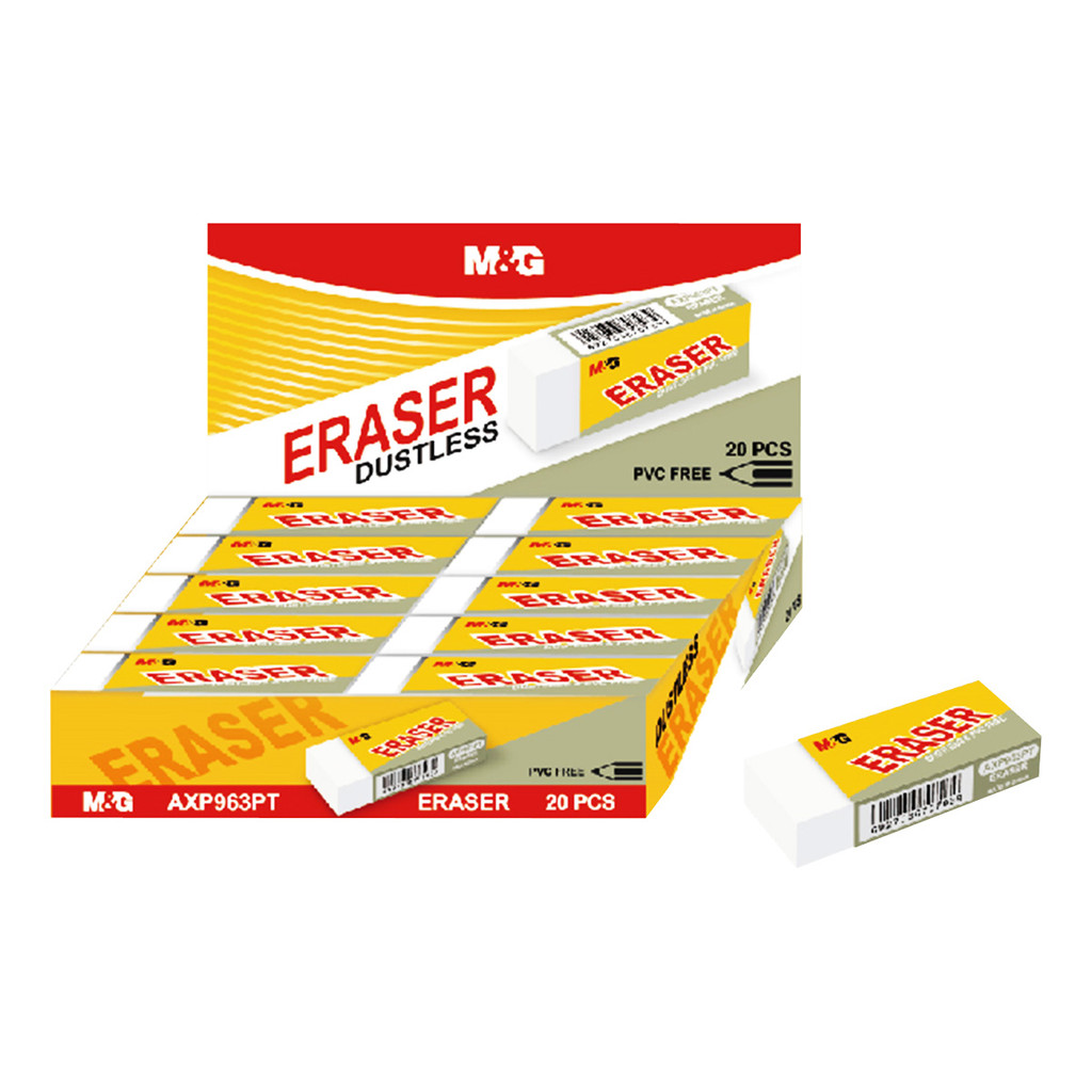 

M&G Kecil AXP963PS Besar AXP963PT 1 pcs Penghapus Anak Sekolah Eraser Karet