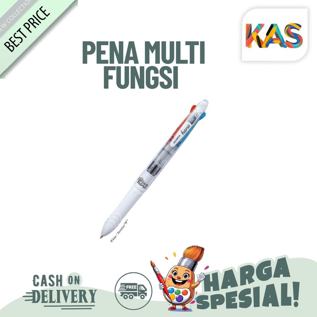 

Pulpen / Pena Multi Fungsi Zebra Hana 4C Color Semua Warna