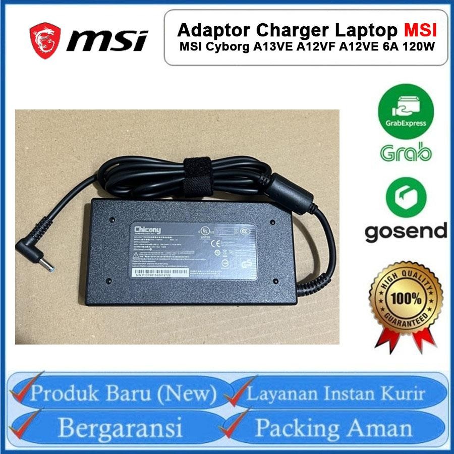 Adaptor Charger / Casan Laptop MSI Cyborg 15 A12VF 20V 6A 120W NEW ORI