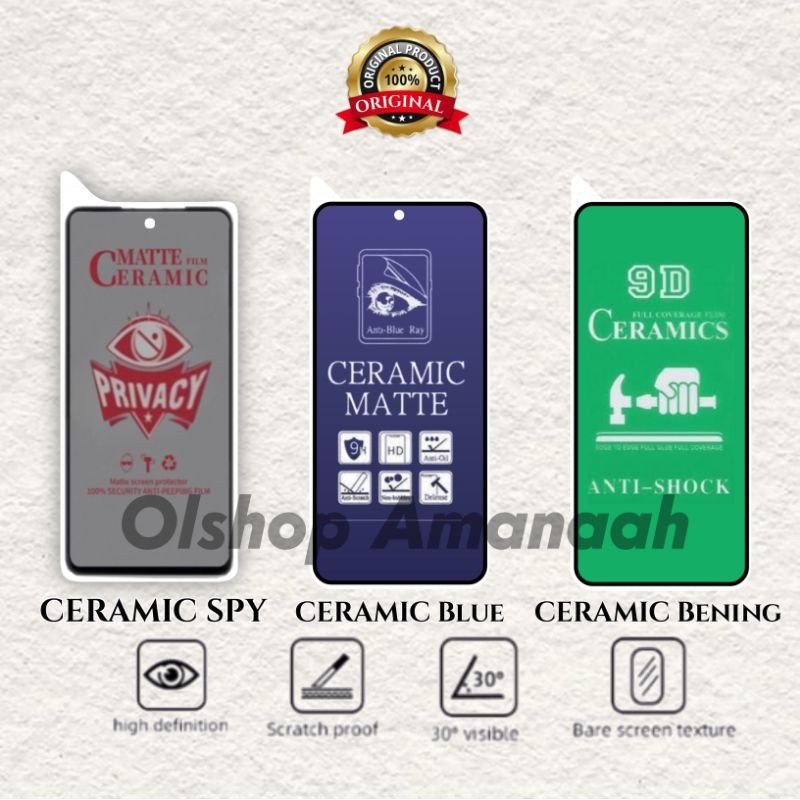 TG Anti gores For Xiaomi Redmi  10 Redmi note 10 4g Redmi note 10s TG BLUE TG Bening TG spy anti gor