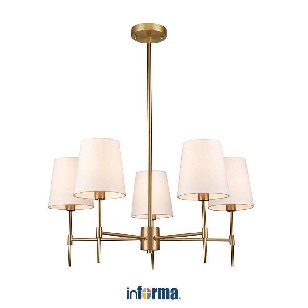 Informa Brielle Lampu Gantung Hias 5L - Gold Hanging Lamp Decorations Lighting Plafon Light Decorati